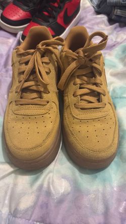 Nike Air Force 1 Wheat Kids Size 4.5
