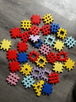 Vintage Little Tikes Waffle Blocks 