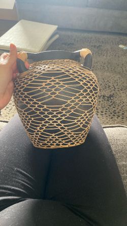 Black And Brown Vase