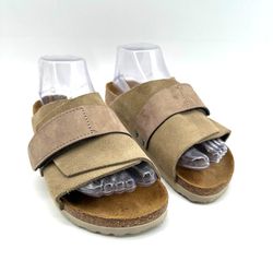 Birkenstock Kyoto Taupe Nubuck-Suede Leather Size 36/230/5