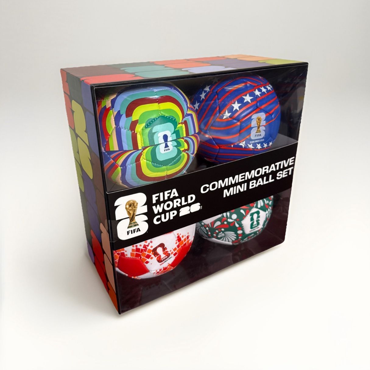 FIFA World Cup 2026 Commemorative Mini Ball Set 4 Pack CAN MEX USA (Exclusive)