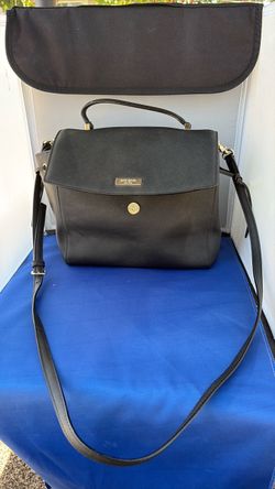 Kate Spade Black Saffiano Leather Satchel