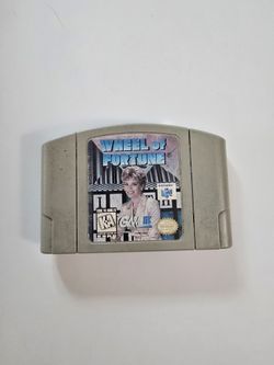 Nintendo 64 N64 Wheel Of Fortune Cartridge