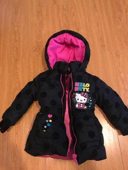 Girls 2t hello kitty coat EUC