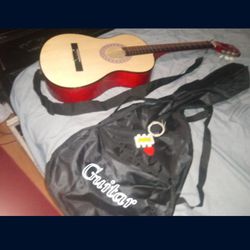 Acoustic Guitar And Bag 