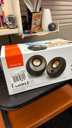 Black Pebble v3 Bluetooth Speakers USB-C powered