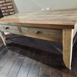 Rustic  Wooden COFFEE TABLE