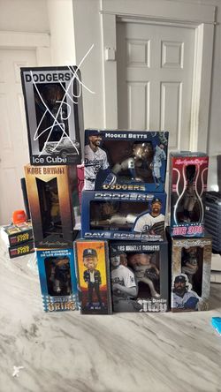 LA Dodgers Bobblehead Collection Lot of 8