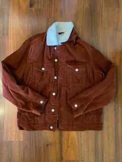 H&M orange jacket men size large