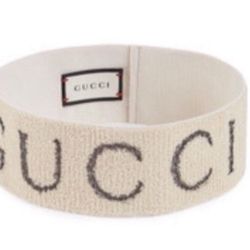 Gucci Headband in winter white. QUALITY. NWT.