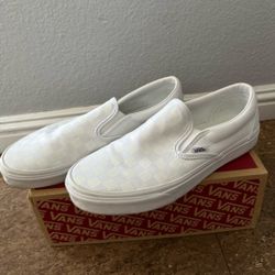 Checkered Vans Size 9