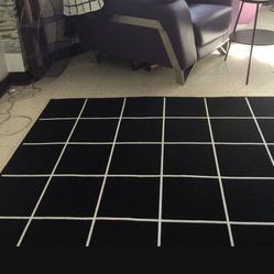 FREE IKEA Reversible Sided AREA  RUG & Matching COMFORTER 