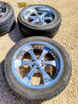 22' Wheels Tires, Chevy 6 Lugs, VCT Scarface