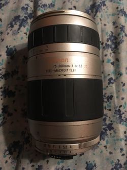 Tamron 75-300mm manual focus lens