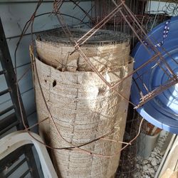 Metal Fence With Fiberglass? Backing Almost Full Roll