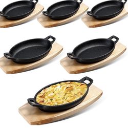 Cast Iron Skillet Set (6)