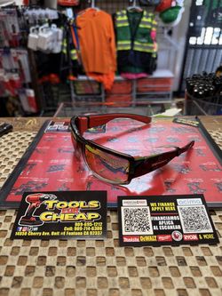 BOMBER Boogie-Bomb Red Mirror Safety Glasses