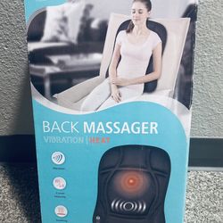 New Back Massager Vibration Heat 