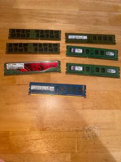 7x DDR3 Desktop RAM Sticks - Untested