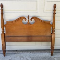 Antique Full Size Bed (Head And Footboards)