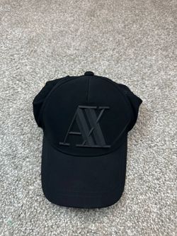 Armani Exchange A|X Men’s Black Adjustable Cap 3D Logo