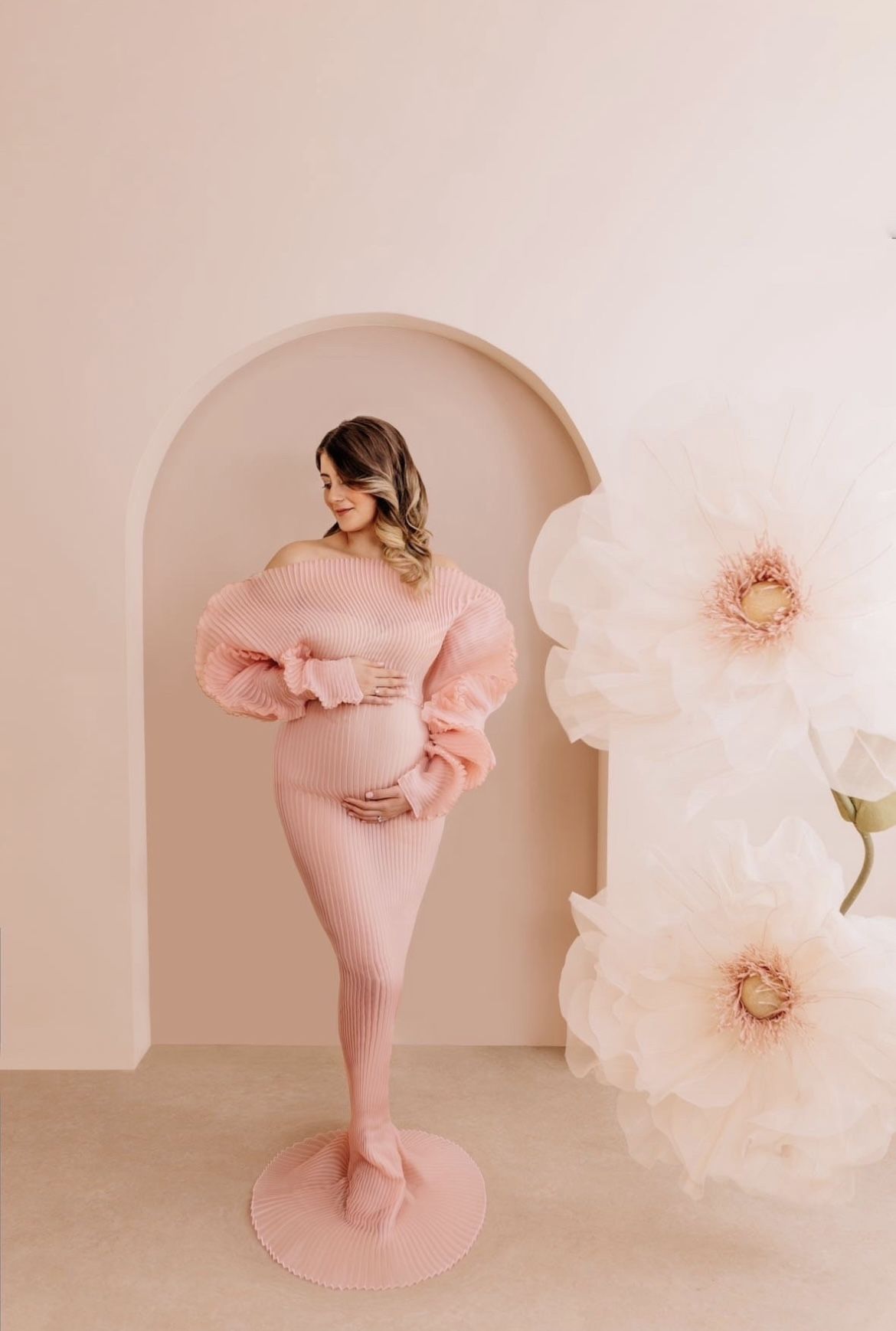 Pregnancy photoshoot dress