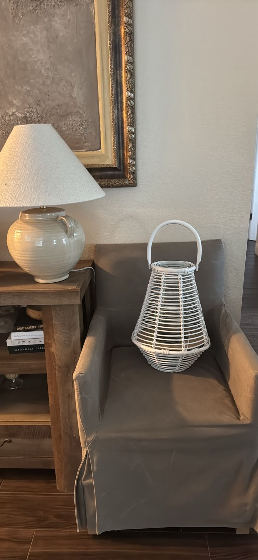 Large Beautiful White Lantern