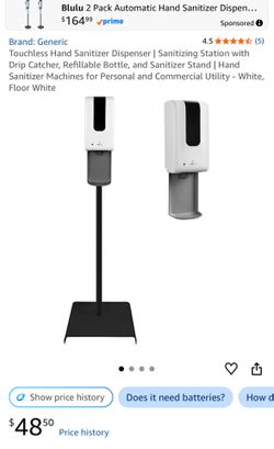 hand sanitizer dispenser with stand