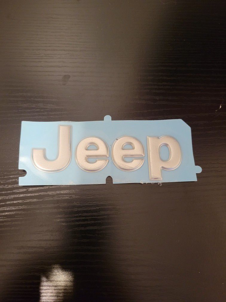 Jeep Letters Decal