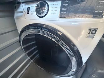 GE Profile smart washer and dryer pair