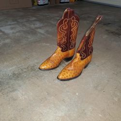 Cowboy Boots - Ostrich Leather