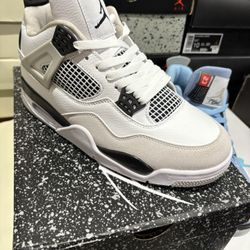  ❄️❄️ Jordan Retro 4s” Military   Black “ Men’s SZ 9,☃️☃️