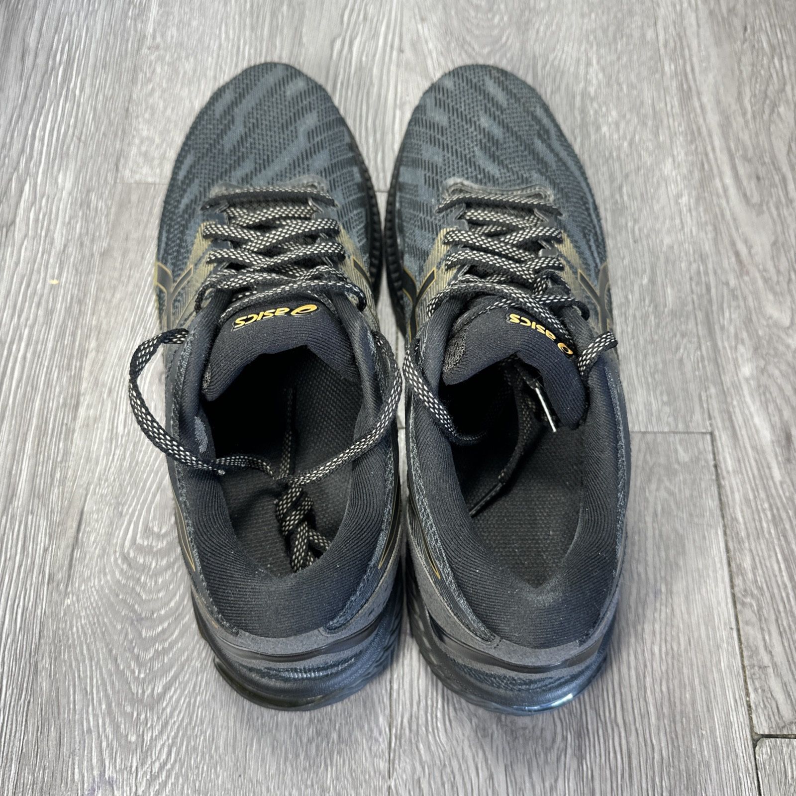 Asics Gel Jadeite Mens Sz 10 Black Gold Athletic Running Shoes Sneakers 1011B401 ASICS Gel-Saiun Black Pure Gold Men main image 3
