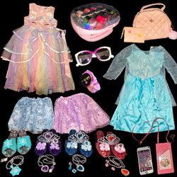 Girls princess dress up set