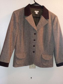 Tweed/ corduroy blazer