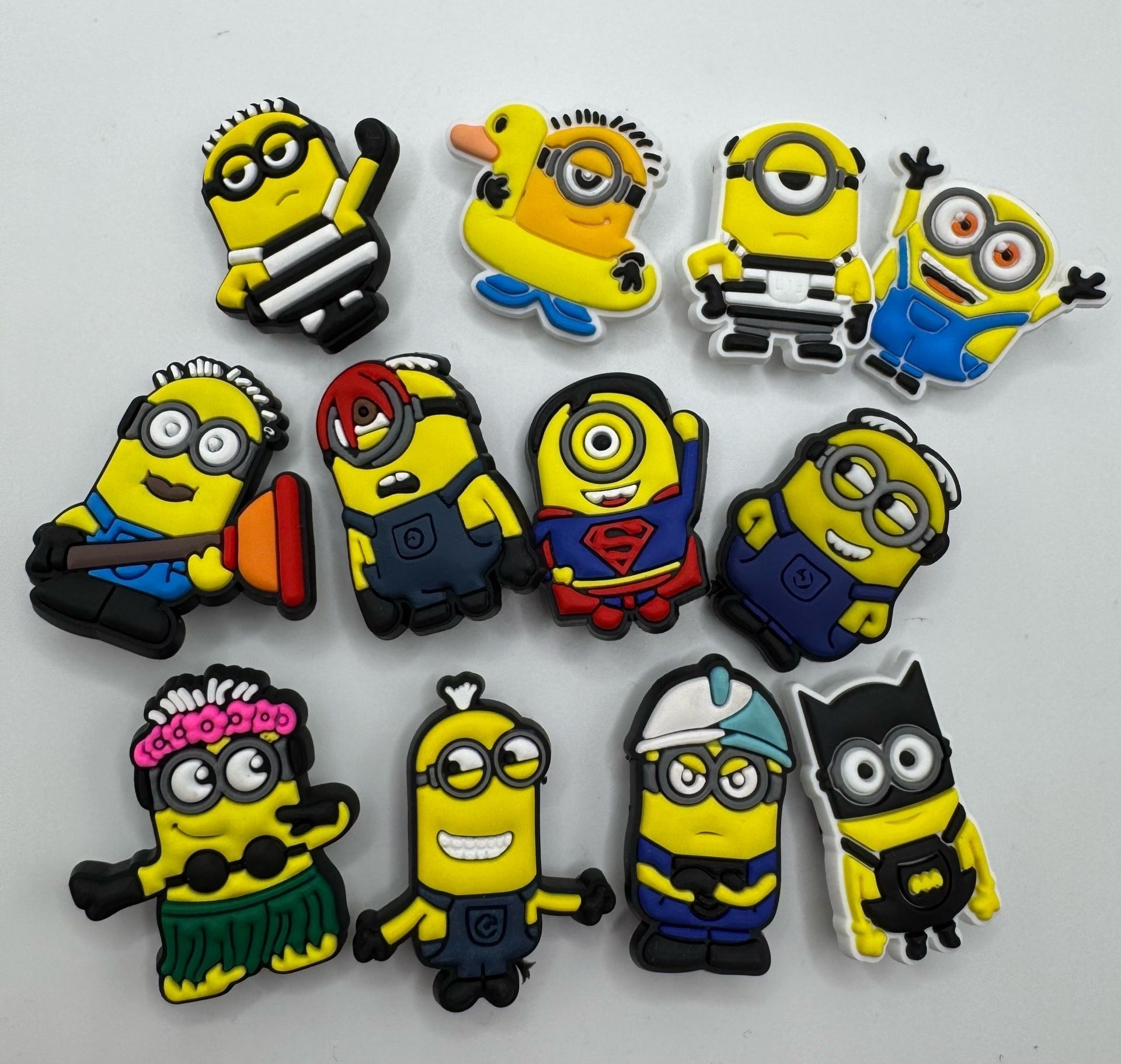 Lot Of 12 Shoe Clips Minions Crocs Clips Pins, Crocs Charms