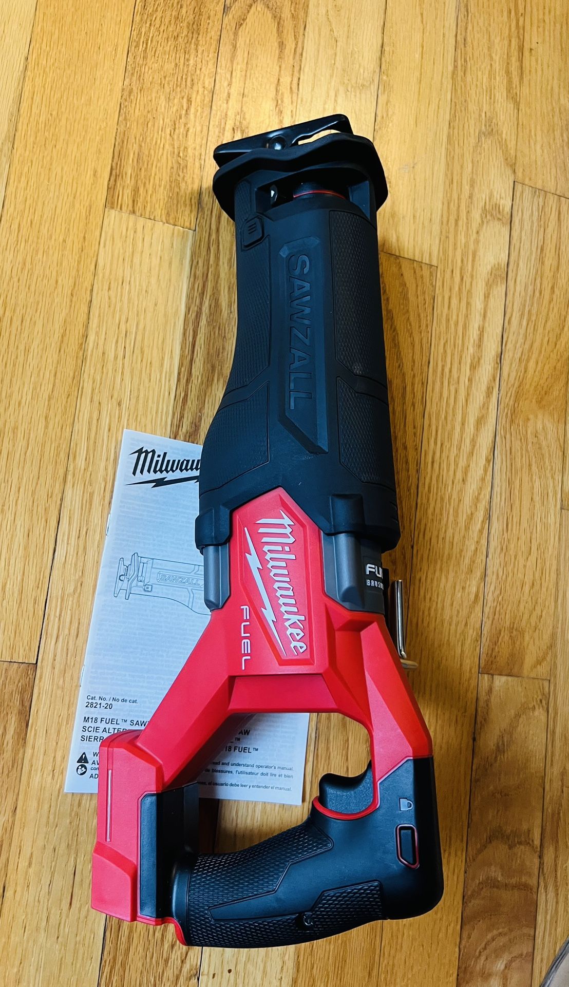 Milwaukee M18 FUEL #2821-20 GEN-2 18V Brushless Cordless SAWZALL Reciprocating Saw (Tool-Only)