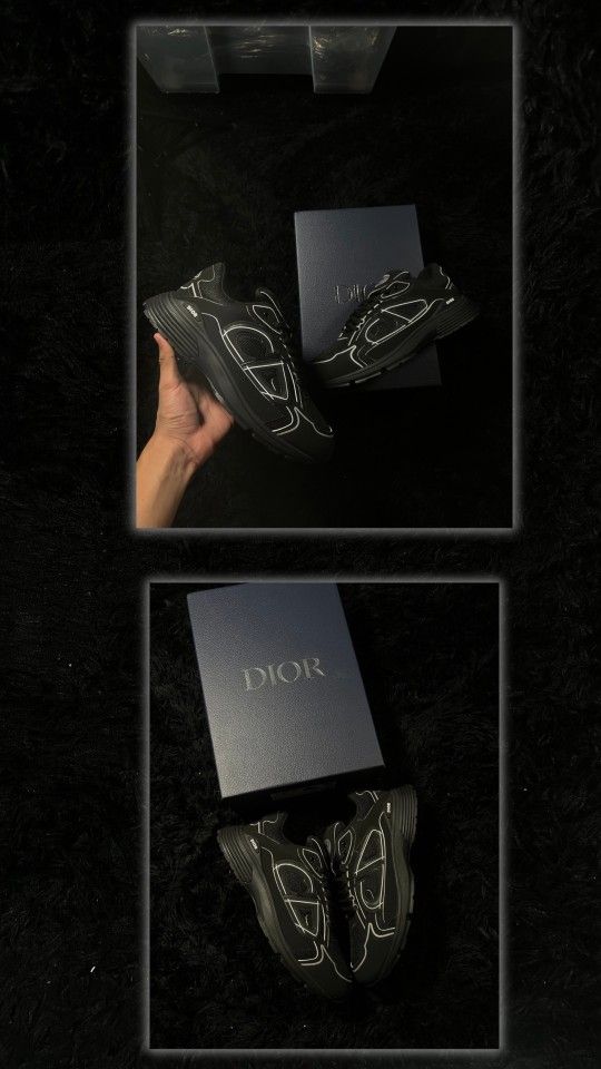 Dior B30 Black REFLECTIVE
