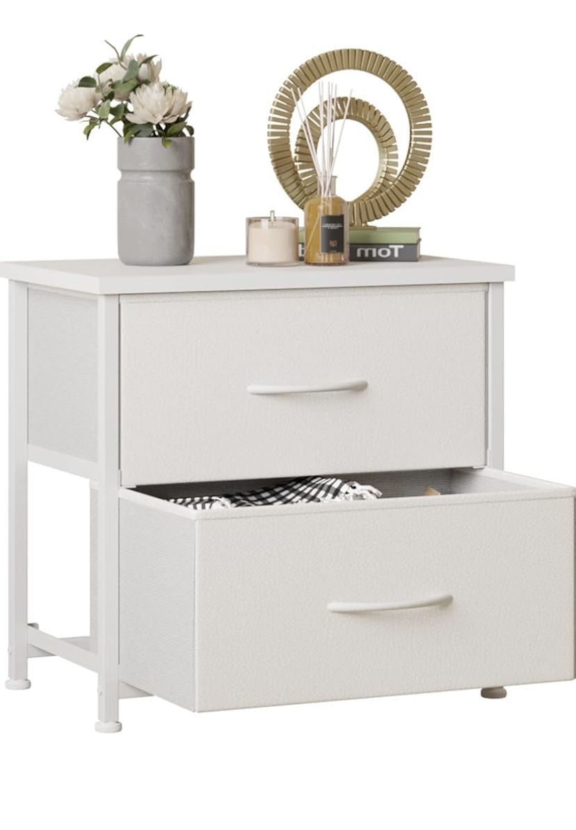 Fabric Nightstand ( Metal Frame )