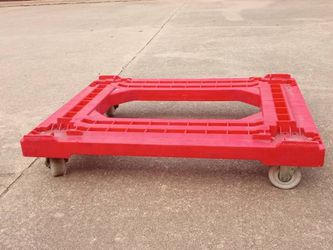 ×4 Ea $40 Flat Deck Dolly 300# Weight Rolling Great