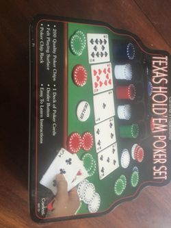 Poker set chips and Matt