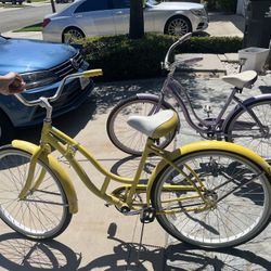 Yellow Schwinn Bicycle