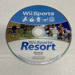 Nintendo Wii Sports & Wii Sports Resort 2 In 1 Game For Sale $65 OBO. Loose (No Case)