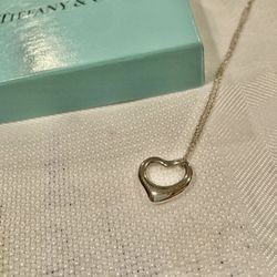 Tiffany & Co. Open Heart Pendant 