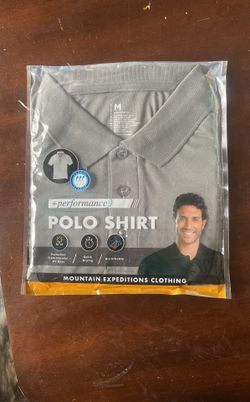 Men’s Medium Performance Sri Fit Polo Short Gray