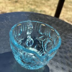Blue Glass Vintage Creamer. 