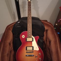 MIK Lady Luck Les Paul Style Electric Guitar - Cherry Sunburst