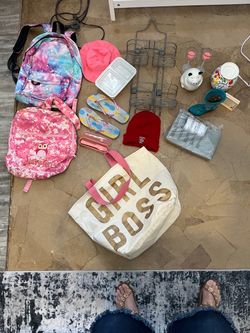 Random household decor and bags etc