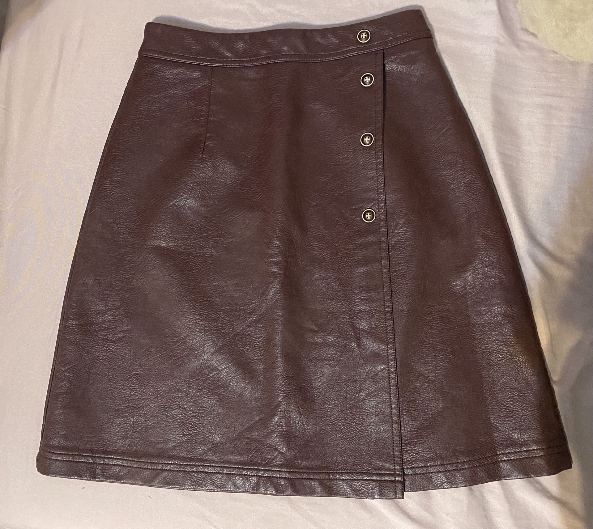 Leather Skirt Size Small