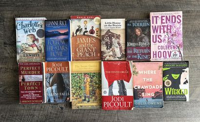 Books Made into Movies (Lot of 12 Books)